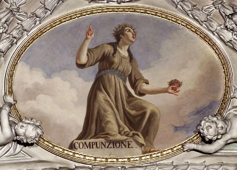 76-allegoria della compunzione - Alzano Lombardo, Bergamo